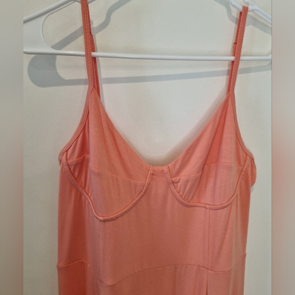 Dex coral dress with front slit size L - Picture 3 of 7